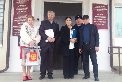 Члены ОНК КБР проверили ход выборов в местах лишения свободы