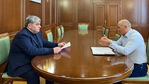 Казбек Коков обсудил вопросы развития АПК республики с министром сельского хозяйства КБР Хасаном Сижажевым