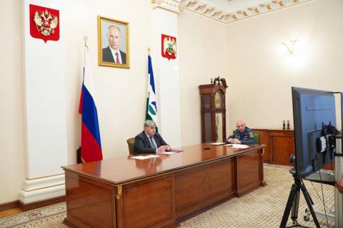 Казбек Коков принял участие в заседании Правительственной комиссии по предупреждению и ликвидации последствий паводков